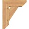 Ekena Millwork Traditional Slat Smooth Bracket w/ Offset Brace, Western Red Cedar, 7 1/2"W x 20"D x 24"H BKT0806X20X24TRA06SWR - alternate 4